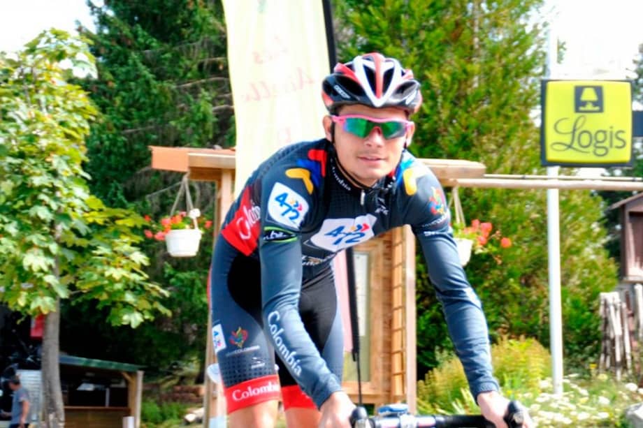 El pedalista colombiano Sebastián Salazar / Cortesía Colombia es Pasion 4-72