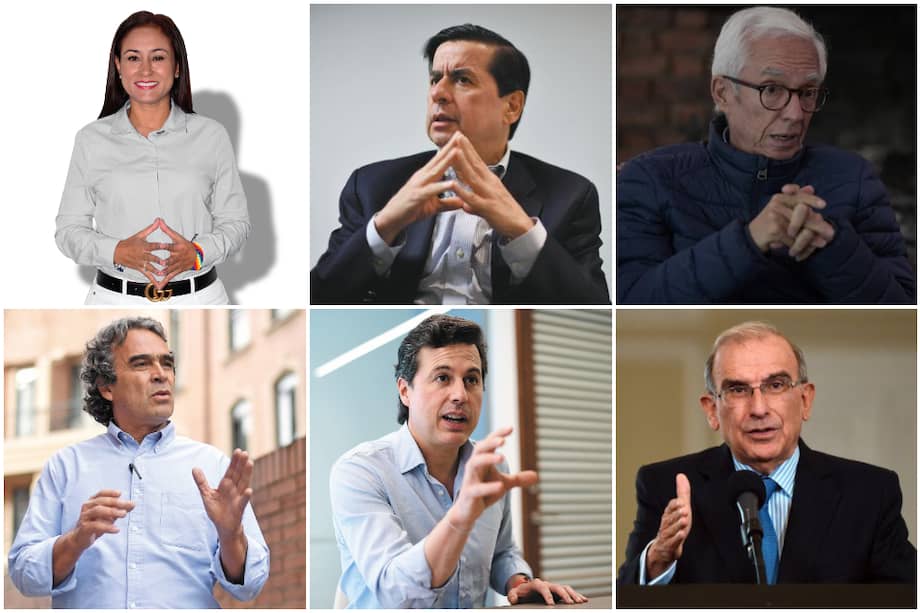 La Coalición de la Esperanza está conformada por Berenice Bedoya, Juan Fernando Cristo, Jorge Enrique Robledo, Sergio Fajardo, Juan Manuel Galán y Humberto de la Calle.