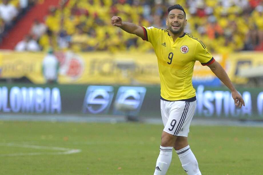 El colombiano Radamel Falcao García durante el partido de este jueves contra Chile. / AFP