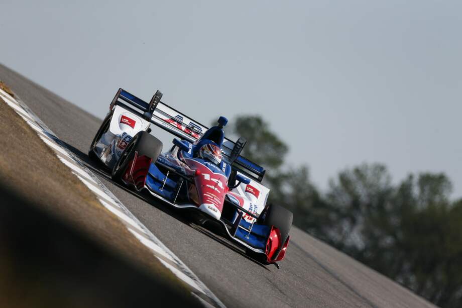 Carlos Muñoz ha sido ganador en la pista de Barber en el marco de la IndyLights. Busca repetir la hazaña el domingo pero en la IndyCar. / Cortesía
