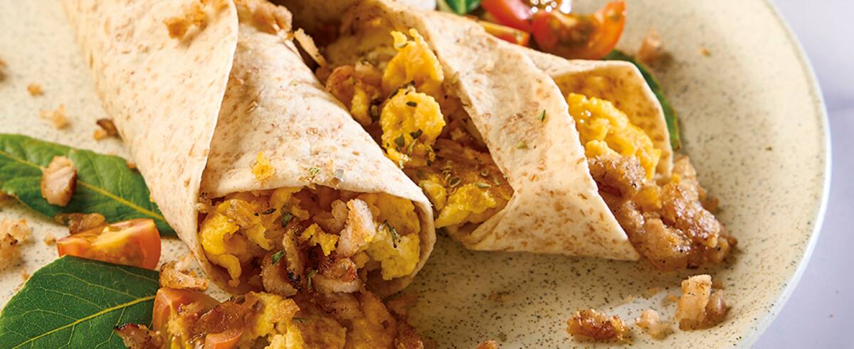 Si no tuviste tiempo de preparar tu almuerzo, este wrap es la solución perfecta.