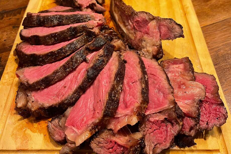 Corte al estilo americano Tomahawk .