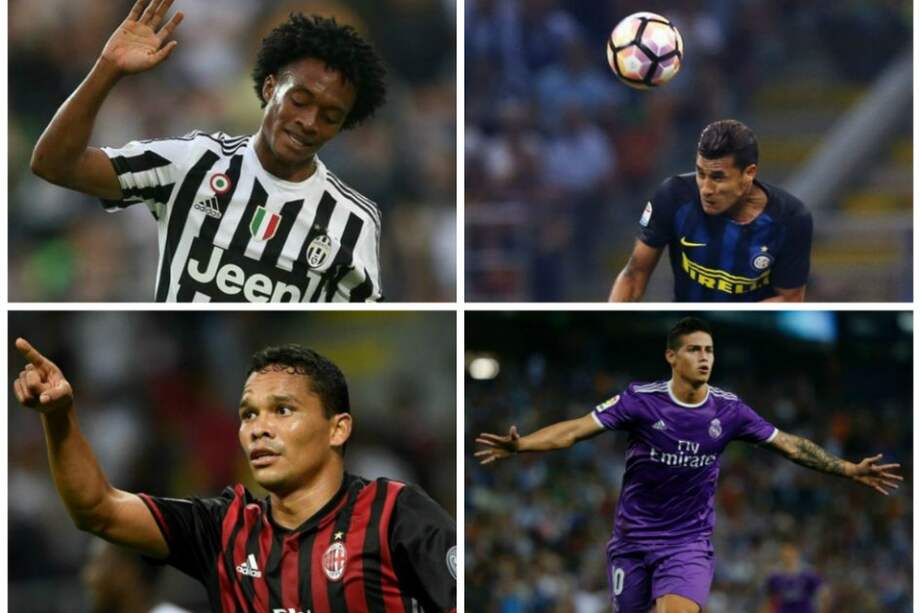 Horario de los colombianos en el fútbol internacional para este domingo, 2 de octubre