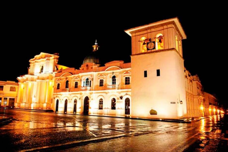 Las calles y fachadas del centro histórico de Popayán.