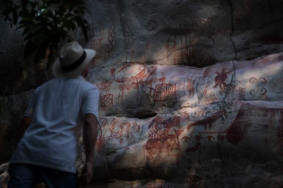 Arte rupestre en el Guaviare.