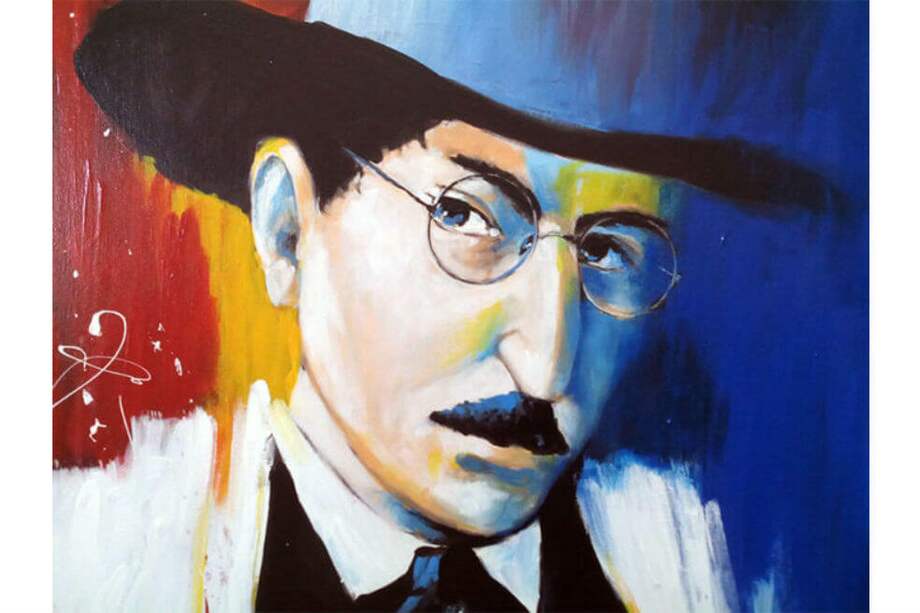 Fernando Pessoa, según obra del artista portugués Antonio Faria. / Cortesía