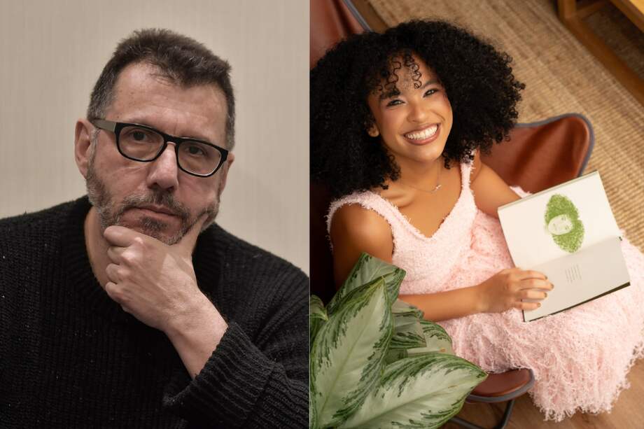 Alberto Fuguet, escritor chileno, y Virginia Petro, poeta colombiana.