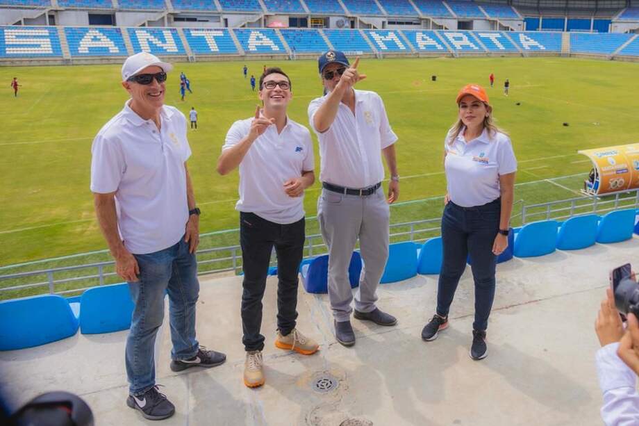 Los dirigentes de Panam Sports visitaron los escenarios deportivos de Santa Marta.