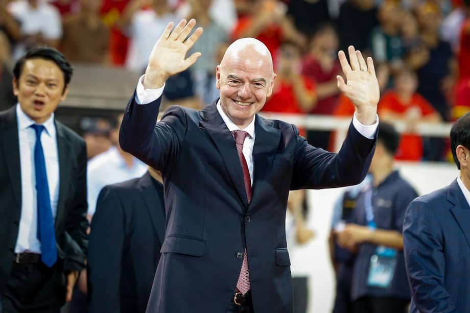 El presidente de la FIFA, Gianni Infantino.