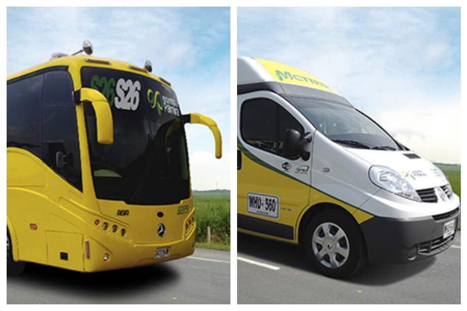 Fotos de los buses de la empresa Transportes Expreso Palmira.