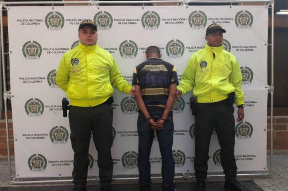 El hombre quedó a disposición de la Fiscalía por el delito de feminicidio. / Policía Antioquia