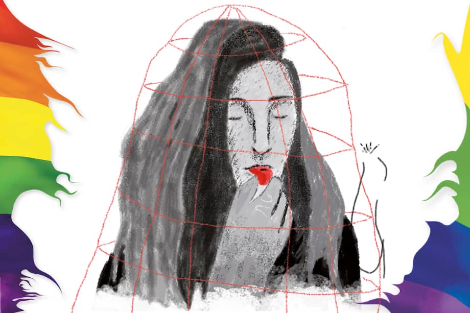 Violencia trans en Bogotá. Ilustración.