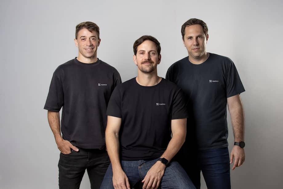 Joaquin Zolio (COO), Gustavo Lauria (CEO) y Nicolás Denmer (CCO), de Numia.