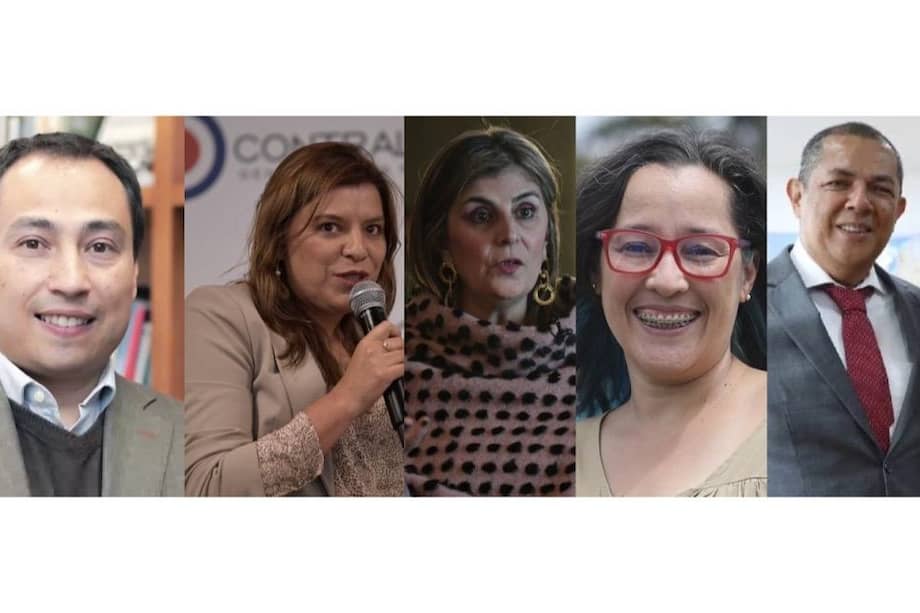 De izquierda a derecha: Hernando Bayona, exviceministro de Educación Preescolar, Básica y Media; Flor Esther Salazar, exviceministra de Empleo y Pensiones; Laura Gil, exviceministra de Asuntos Multilaterales; Belizza Ruiz, exviceministra de Energía; y Giovanny Sepúlveda, exviceministro de Minas.