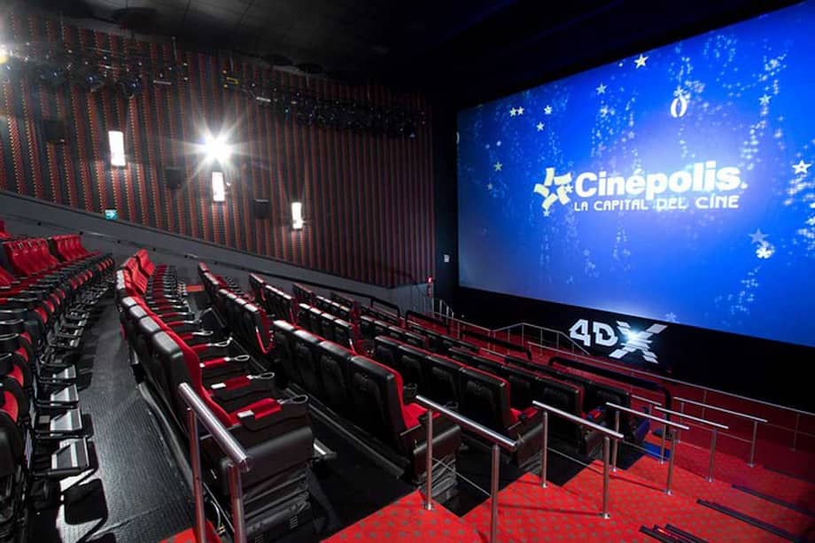 La sala 4DX de Cinépolis, localizada en el centro comercial Calima, puede albergar a 176 espectadores./ Cortesía