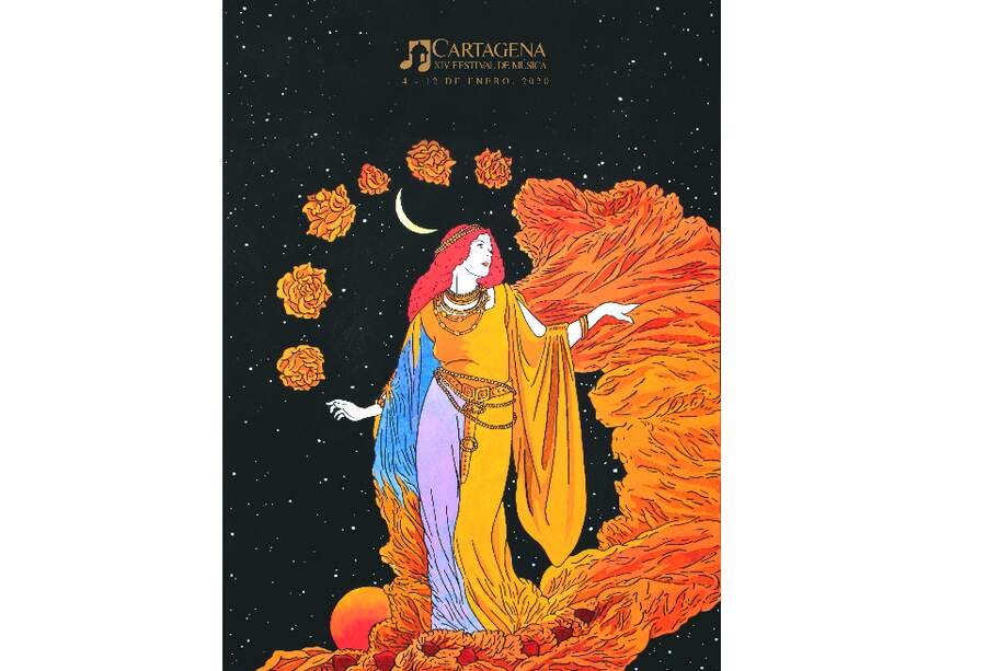 La imagen oficial del Cartagena XIV Festival de Música fue elaborada por el artista Álvaro Barrios.
/ Cortesía