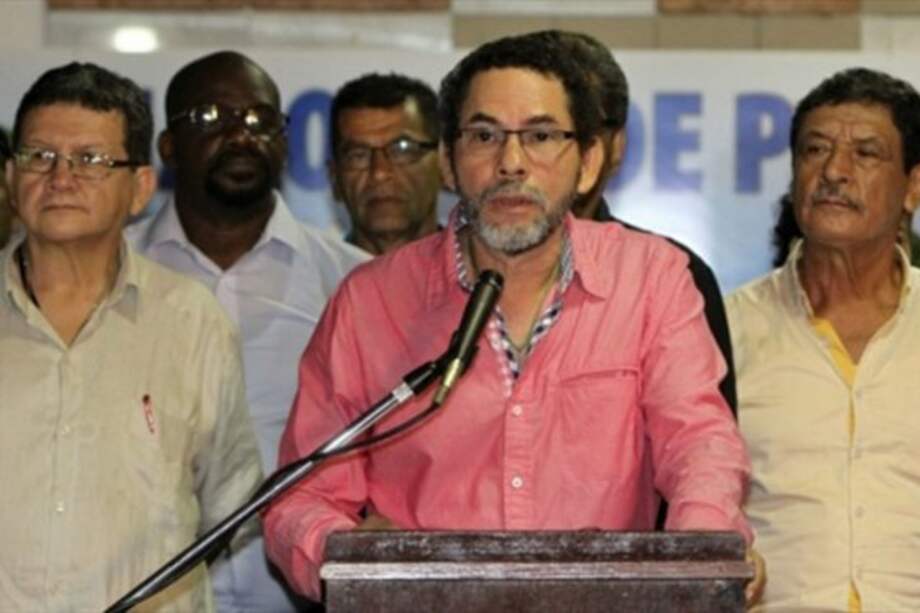 Alias ‘Pastor Álape’, integrante del equipo negociador de paz de las Farc. /EFE