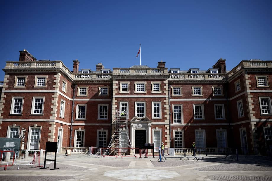 Fachada de la Mansión de Trent Park.