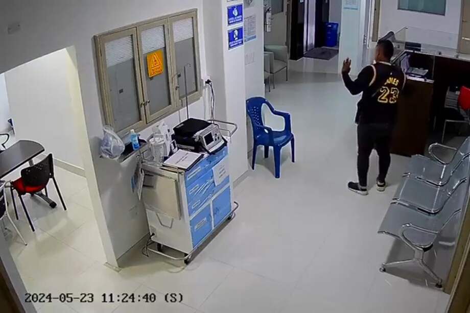 José Rafael Villa Villa, según medios regionales, estaba visitando a su hermana en la clínica donde fue era atendido el hijo de La Gata.