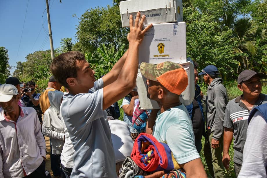 En la atención de la emergencia se ha priorizado la entrega de kits de alimentación, aseo y hábitat a los damnificados