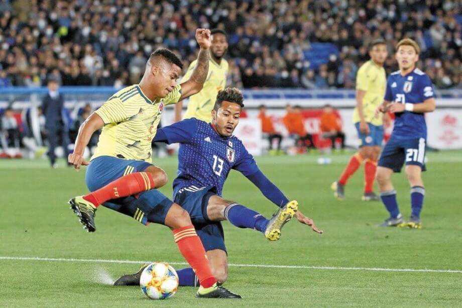 Wilmar Barrios, volante de la selección de Colombia. / AFP