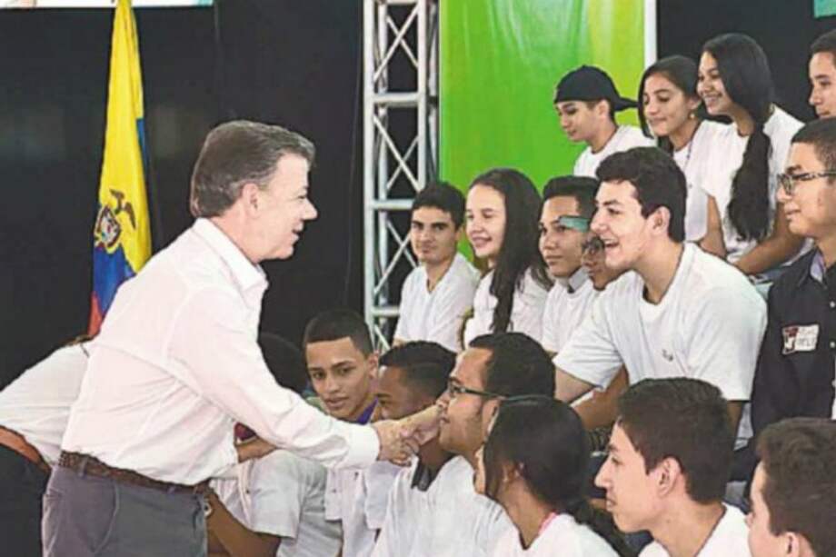 Ceremonia del programa Ser Pilo Paga 2 en Antioquia. / Cortesía