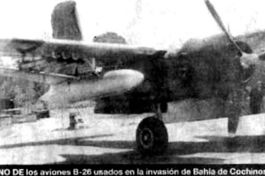 Uno de los aviones b-26 utilizados por las tropas apoyadas por Estados Unidos que intentaron derrocar a Fidel Castro en Bahía Cochinos. / Cortesía