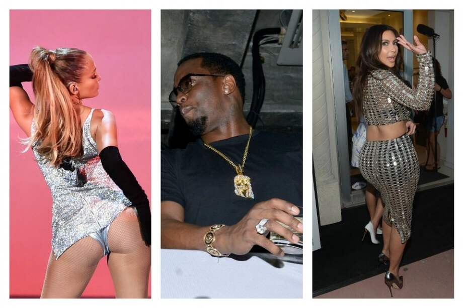 Jennifer Lopez, P. Diddy y Kim Kardashian.