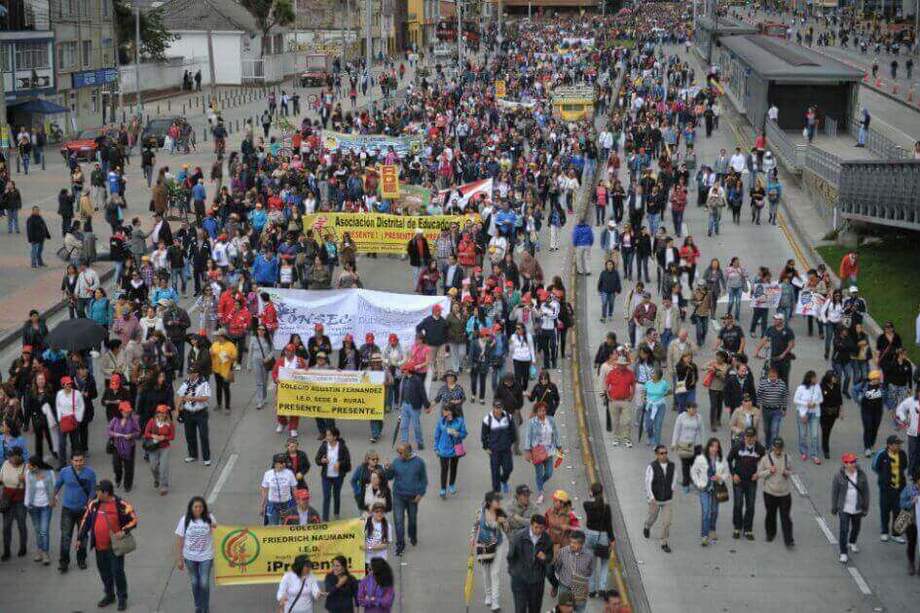 Este año se esperan más marchas y plantones en las principales ciudades del país. / Archivo El Espectador