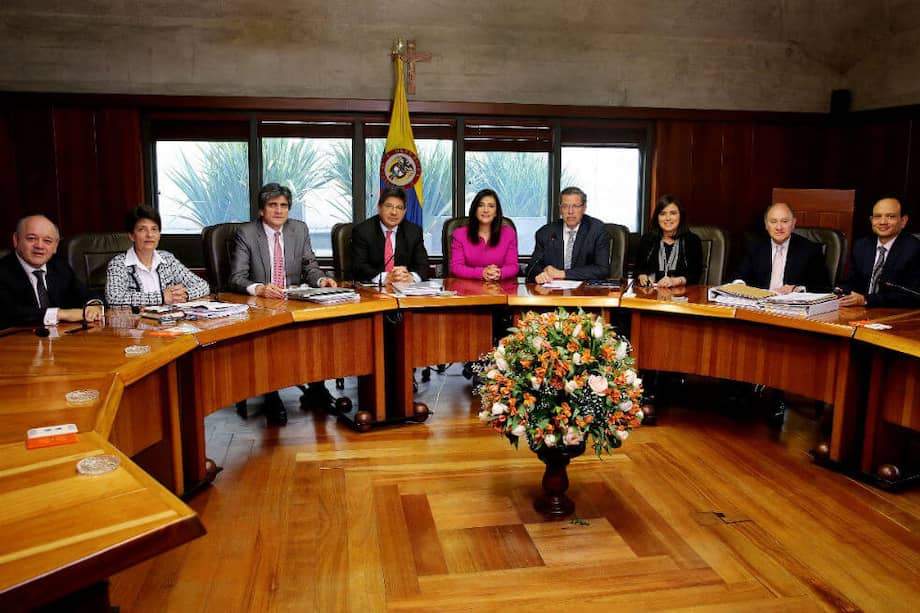Los magistrados de la Corte Constitucional, con su decisión, brindó seguridad jurídica a la JEP, según juristas. / Cortesía