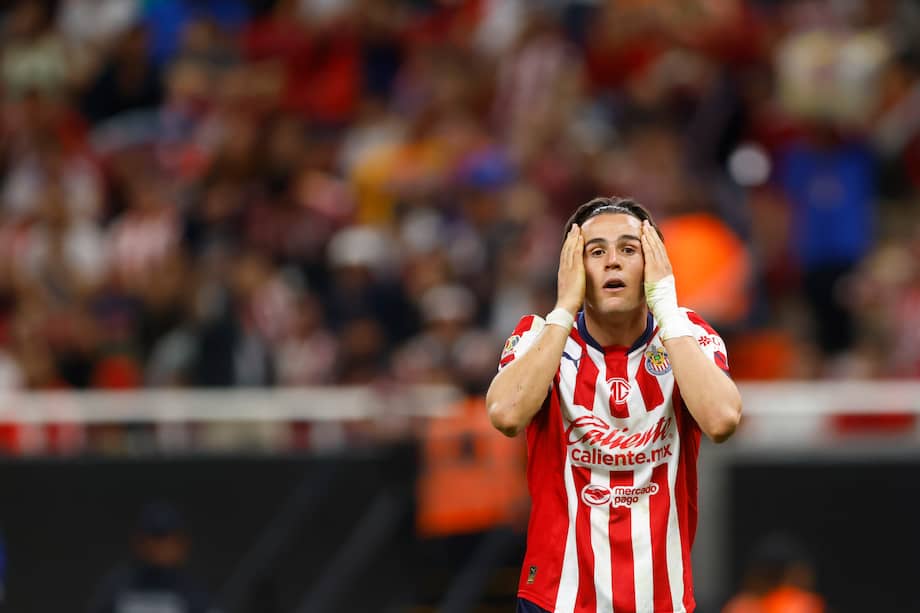 Teun Wilke, delantero mexicano que actualmente milita en el Chivas de Guadalajara.