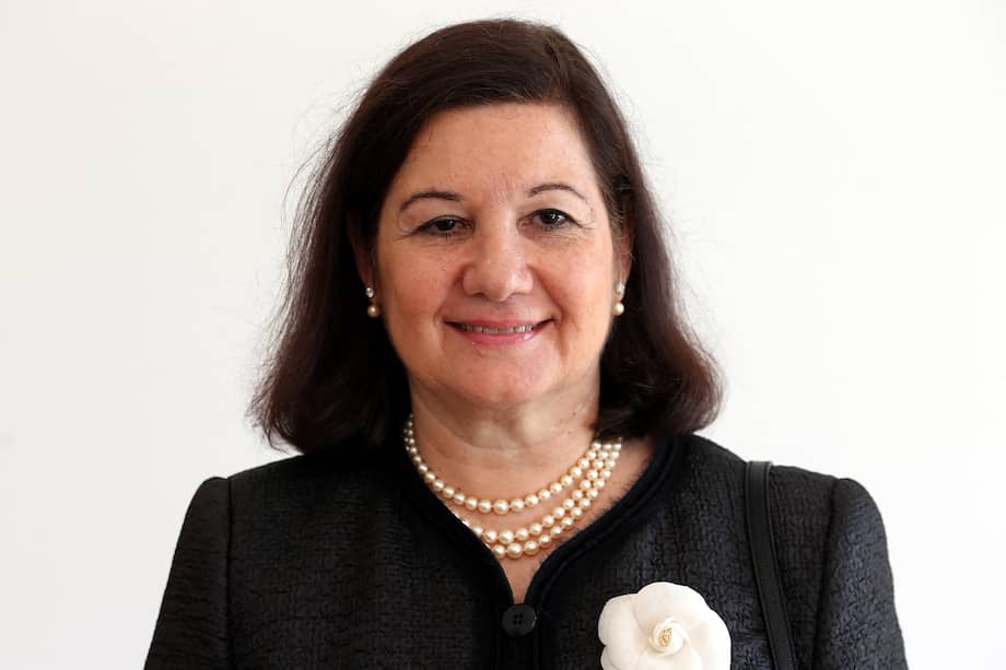 La embajadora de Brasil, Maria Luiza Ribeiro Viotti.