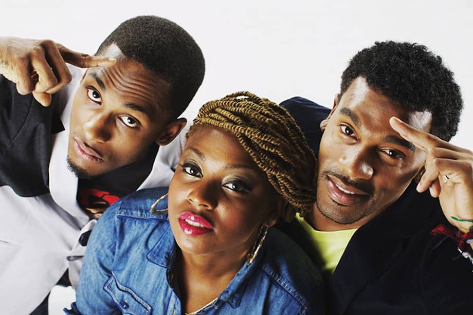 Slow, Goyo y Tostao, integrantes de Chocquibtown.