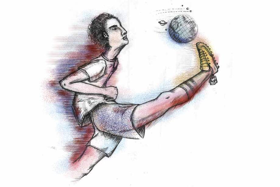 Pristimantis bogotana (Eleutherodactylus Bogotensis) dibujada por Manuel García González (43 años) con lápices de colores para el Bestiario del Río Bogotá. / Manuel García González