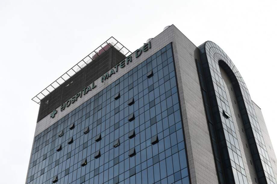Hospital Mater Dei de Belo Horizonte, en donde será operado Neymar. / AFP