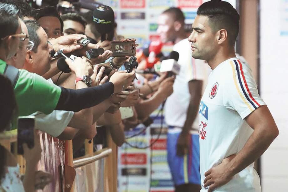Falcao García comandará este jueves el ataque de la selección de fútbol de Colombia ante Paraguay. / EFE