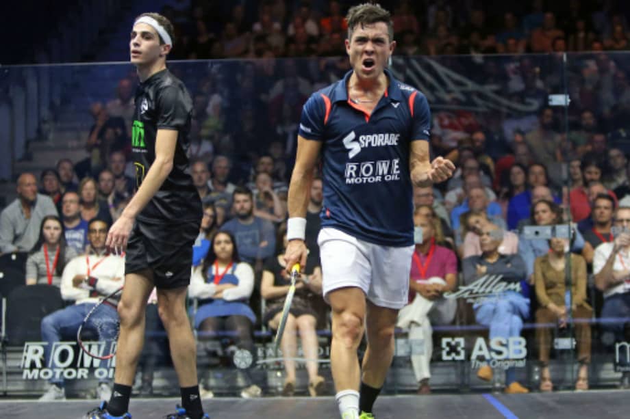 Miguel Ángel Rodríguez celebra su paso a semifinales. / Allam British Open