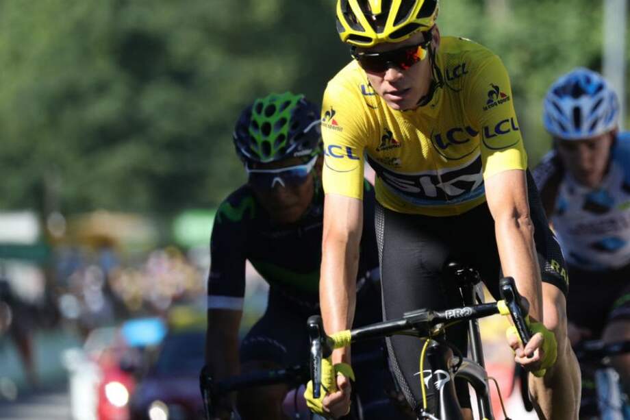 Chris Froome, líder del Tour de Francia. Foto: AFP