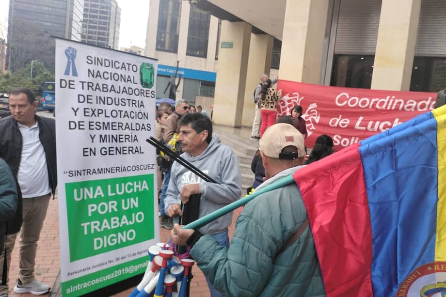 La protesta fue convocada luego de que los trabajadores del sindicato no alcanzaran la votación necesaria para declarar una huelga en su disputa con la compañía Coscuez S.A.