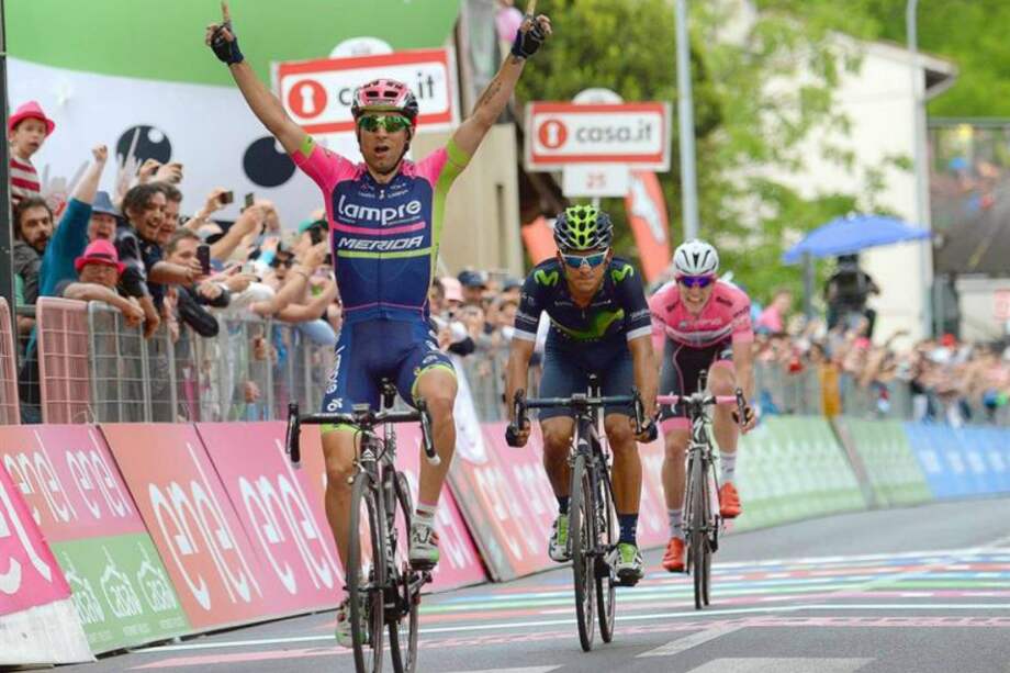 El tico Andrey Amador hace historia en el Giro y se ubica segundo en la general. / EFE