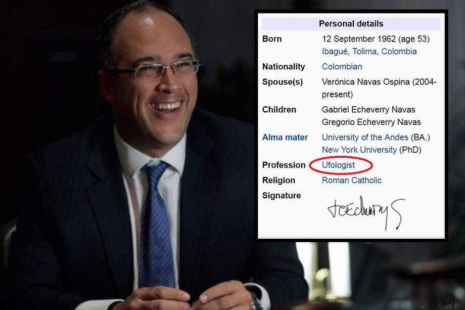 Juan Carlos Echeverry, ¿experto en ovnis?