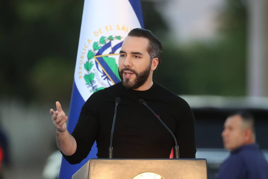 El presidente de El Salvador, Nayib Bukele.