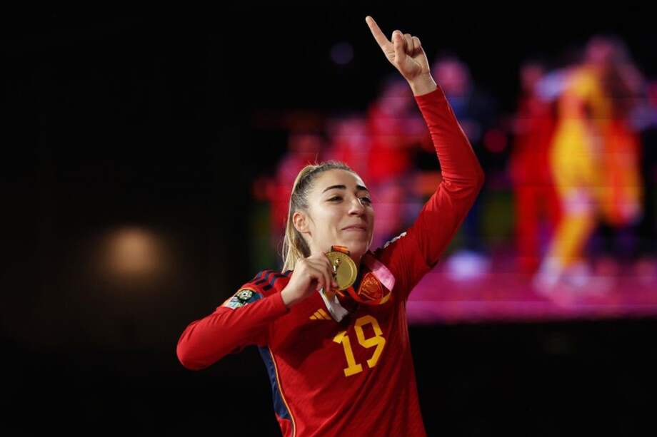 Olga Carmona, capitana de la selección de España, marcó el gol en la final que le dio el título a la Roja.