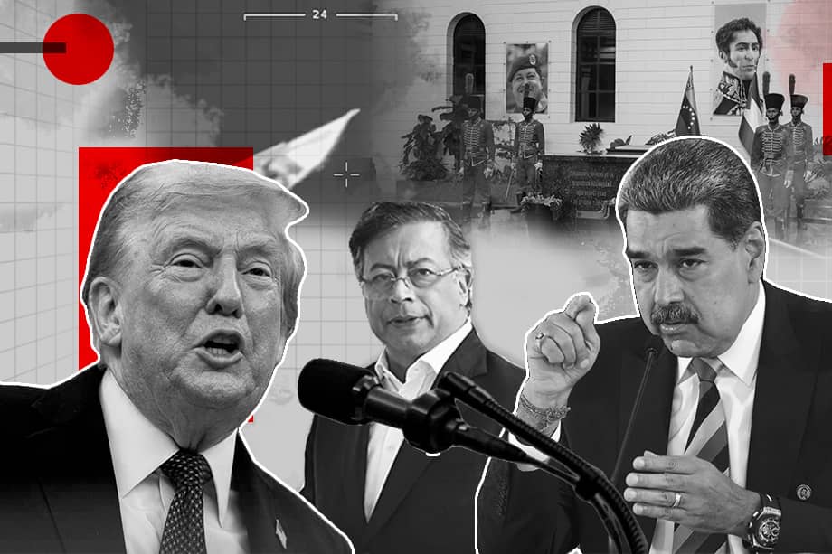 Trump, Petro y Maduro.