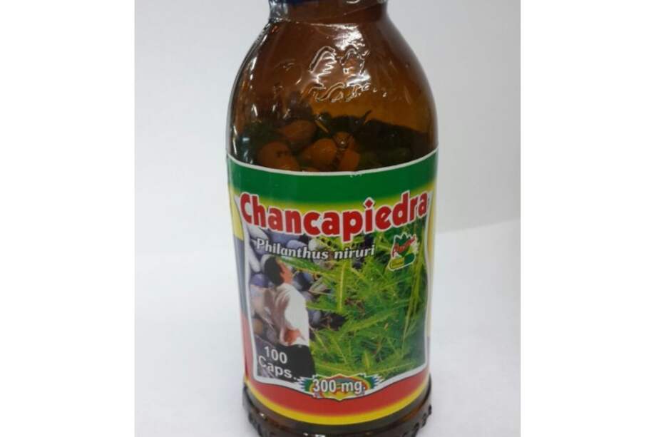Un producto peligroso: “Chancapiedra rompe cálculos”