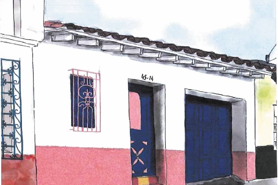 Dibujos del libro “La casa de Pacho poeta”. / Cortesía