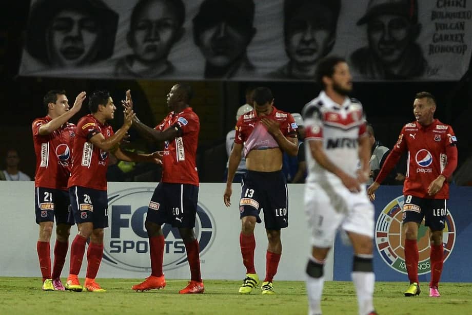 Deportivo Independiente Medellín deberá ratificar su clasificación a cuartos de final, el miércoles 28 de septiembre, día en que se jugará el compromiso de vuelta. / AFP