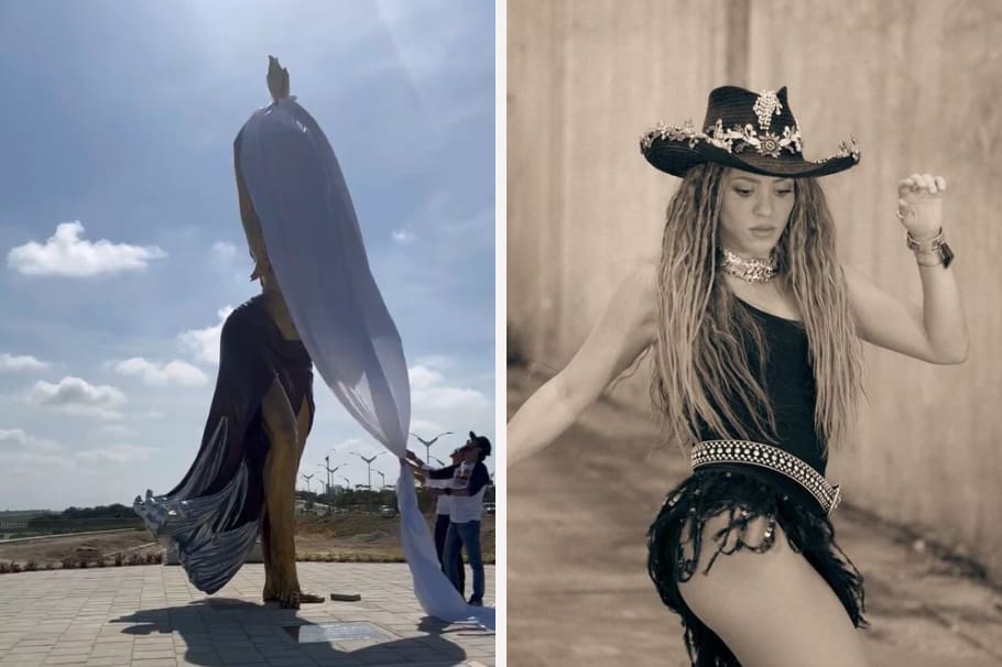 Ya fue descubierta la estatua en homenaje a Shakira que se erigió en Barranquilla. Si aún no la has visto, acá te la mostramos en video.
