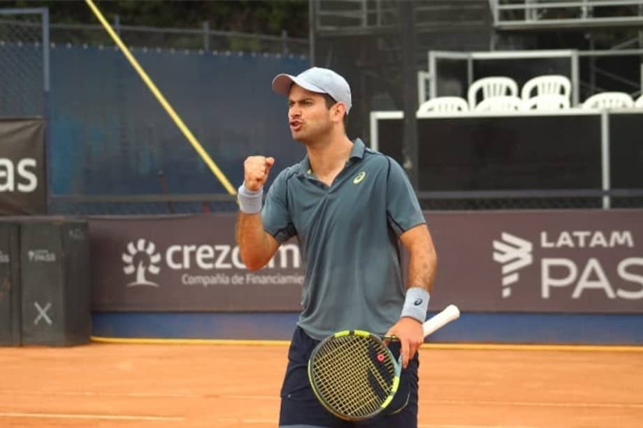 Nicolás Mejía, raqueta uno de Colombia en el tenis masculino.