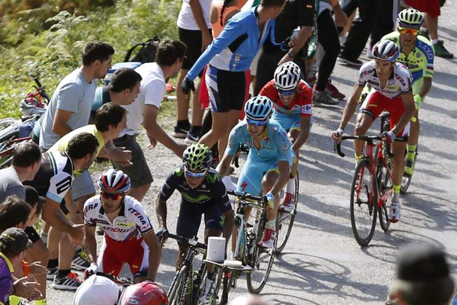Quintana y Chaves se mantuvieron en el Top10 de la Vuelta a España